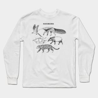 Wildlife of Amazonia (#saveamazonia) Long Sleeve T-Shirt